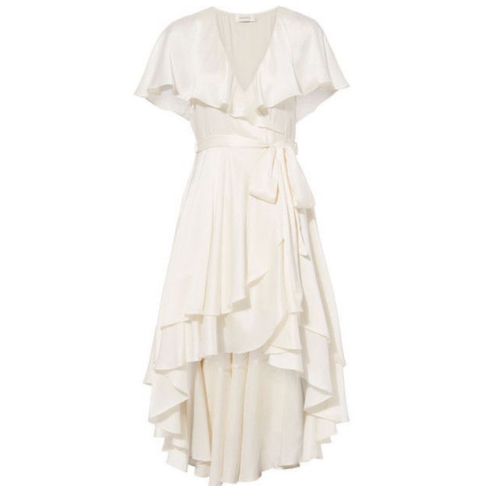 Zimmermann Silk Wrap Dress